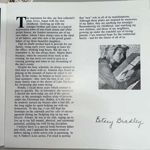 Edwin M. Knowles limited Ed. collector’s plate A Father’s Love Open Wide 1984 - Picture 9 of 11